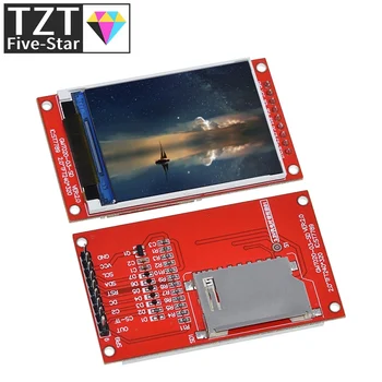 2,0-дюймовый TFT-Дисплей Drive IC ST7789V 240x320 Матричный SPI-Интерфейс для Полноцветного ЖК-дисплея Arduio С SD-картой  10