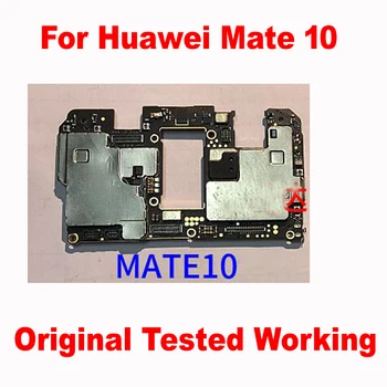 Оригинальная разблокированная рабочая материнская плата для Huawei Mate 10 Mate10 4 ГБ 64 ГБ Полные чипы Плата за карту Материнская плата Гибкий кабель  5