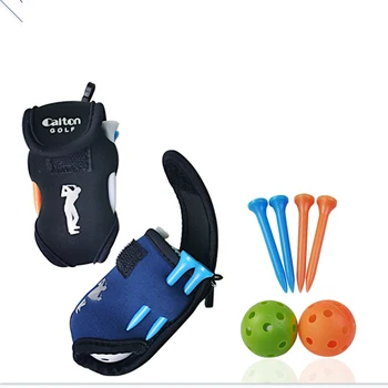 Мини-поясная сумка для гольфа, мини-портативная сумка для гольфа на ремне, водонепроницаемая сумка, идеально подходящая для тренировок в помещении и на открытом воздухе, разминок и путешествий  10