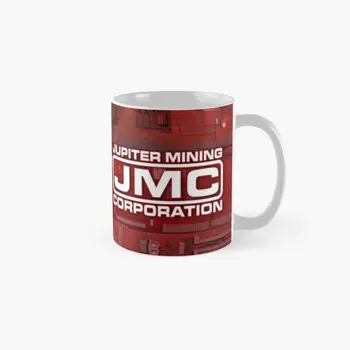 Красный Карлик Jmc Jupiter Mining Corp Cl Ручка Кружки Круглая Посуда Для Напитков Печатный Дизайн Простой Чай Фотоизображение Чашка Фото Кофейные Подарки  5