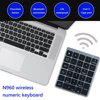 N960 BT Беспроводная Цифровая Клавиатура Ноутбук Портативный Цифровой Блокнот Цифровая Клавиатура Bluetooth Клавиатура 2.4 G Беспроводная  10