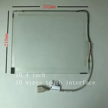 SCN-IT-FLT10.4-0B4-003 10 проводов Оригинальный 10,4-дюймовый сенсорный экран для elo  10