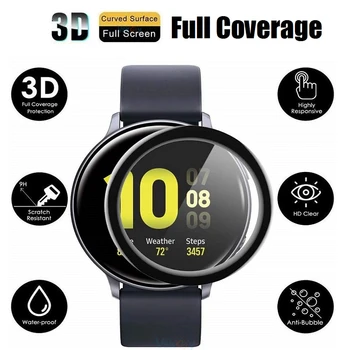 10шт 3D изогнутая мягкая защитная пленка для Samsung Galaxy Watch 5 Pro 45 мм 40 мм 44 мм смарт-часы с полным покрытием защитной пленки  5